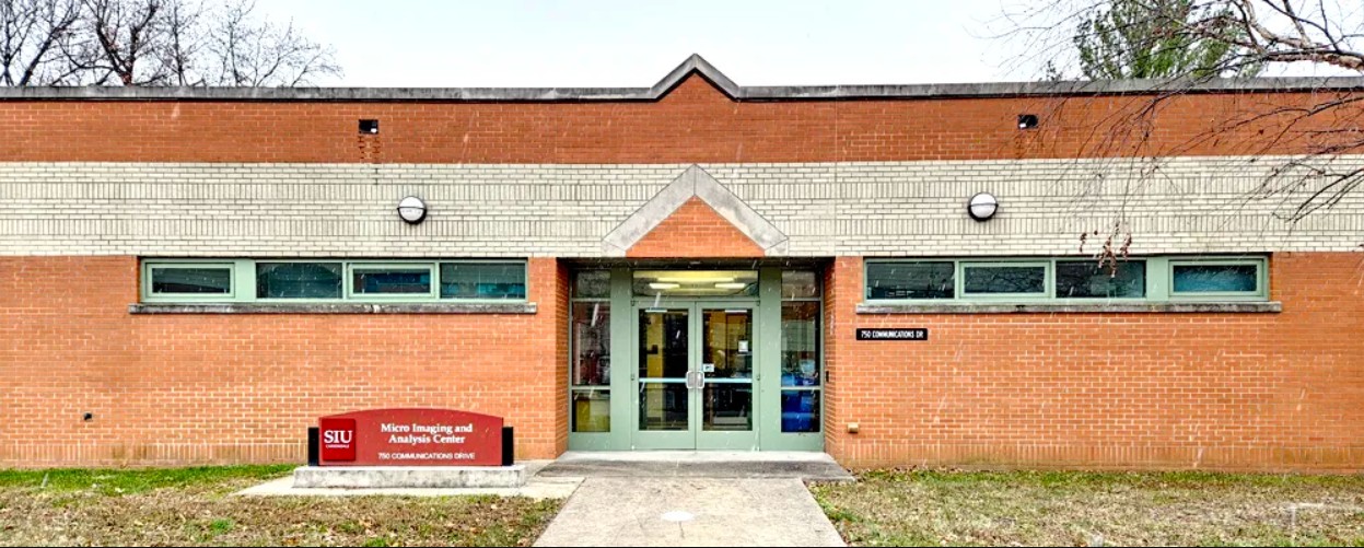 Outside entrance to micro imaging and analysis center