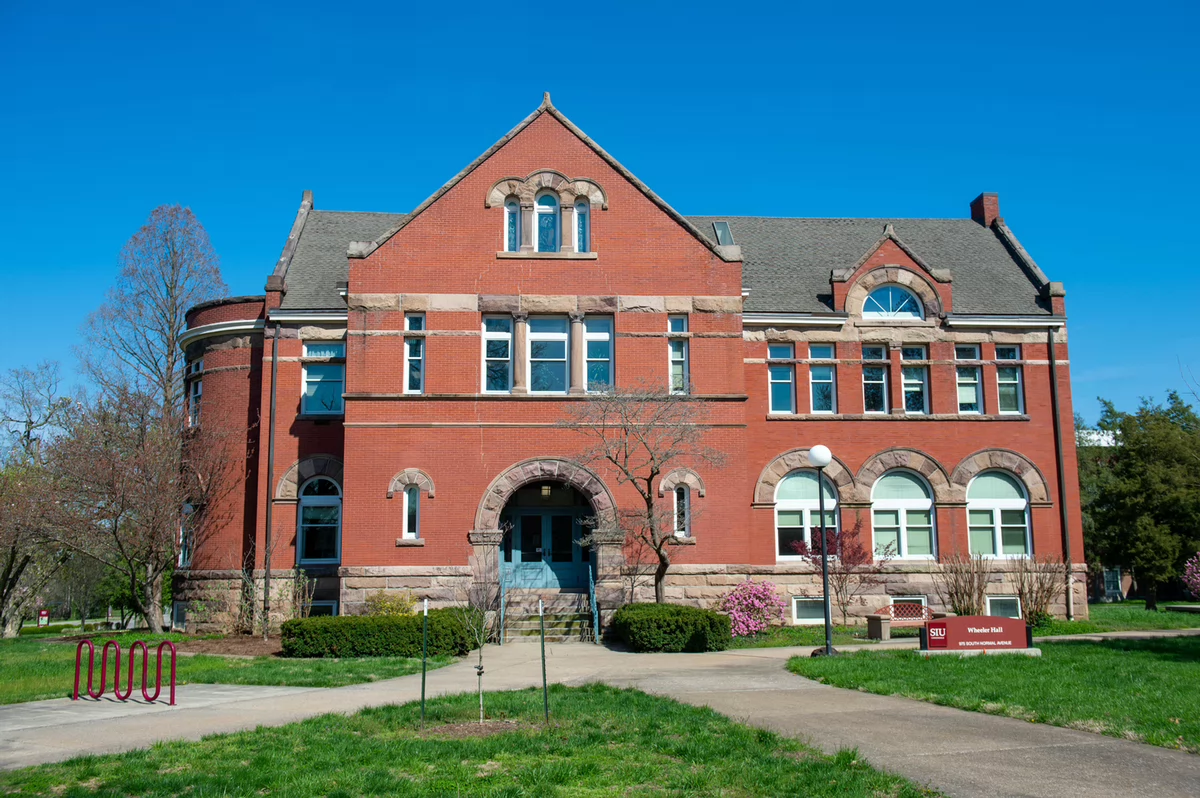 Outside entrance to Wheeler Hall
